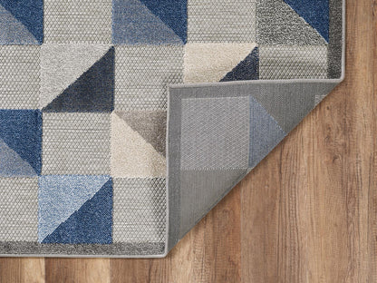 Kas Calla 6923 Blue Indoor/Outdoor Machine Woven Rug