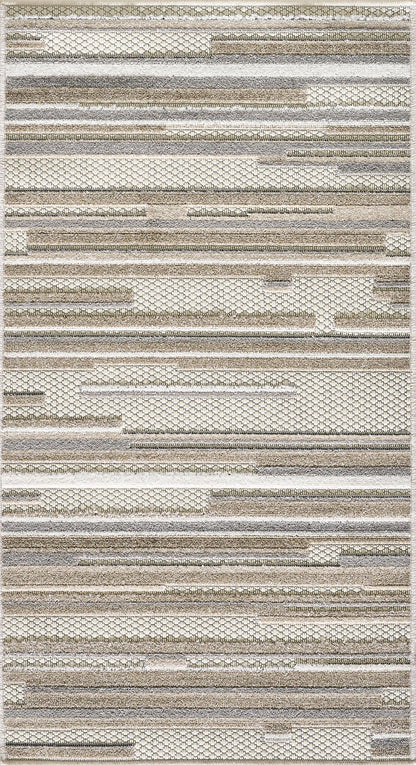 Kas Calla 6924 Grey Indoor/Outdoor Machine Woven Rug