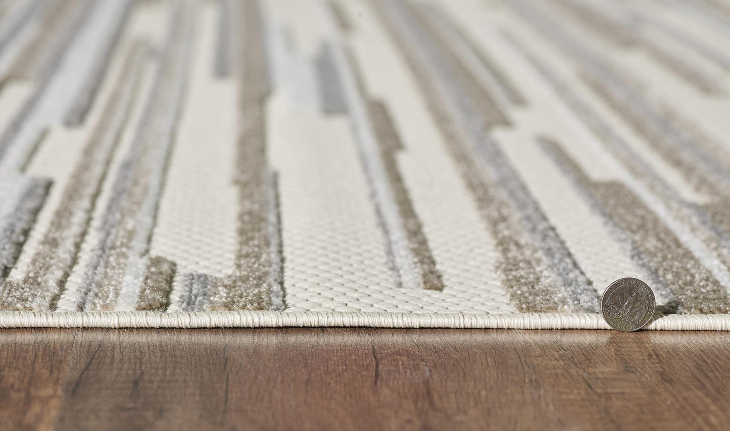 Kas Calla 6924 Grey Indoor/Outdoor Machine Woven Rug