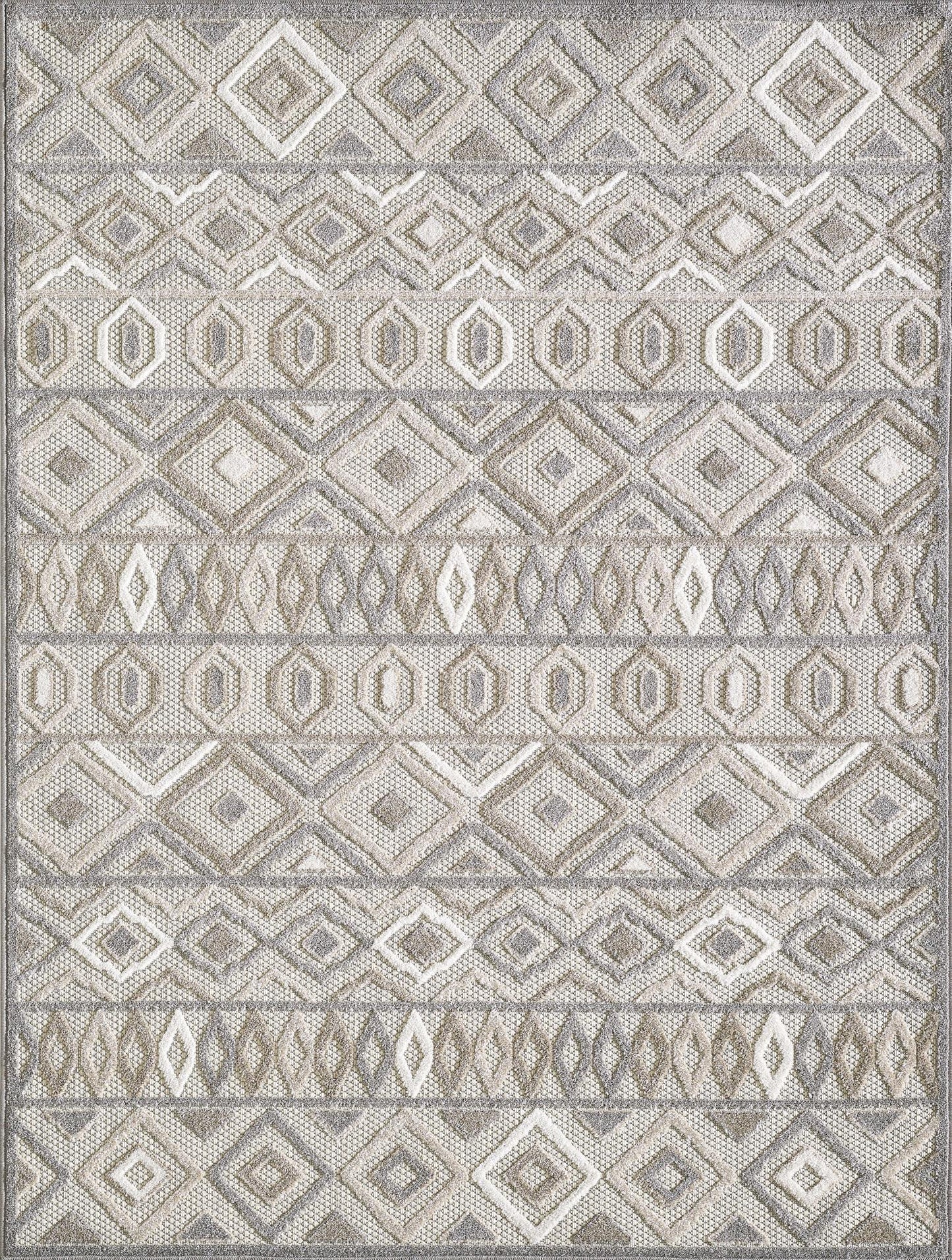 Kas Calla 6925 Grey Indoor/Outdoor Machine Woven Rug