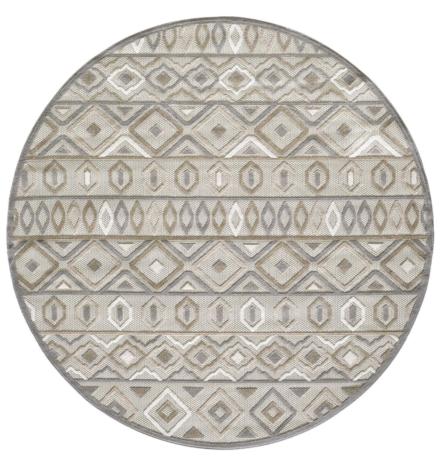 Kas Calla 6925 Grey Indoor/Outdoor Machine Woven Rug