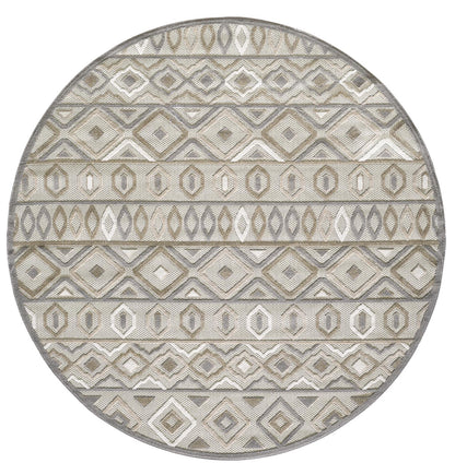 Kas Calla 6925 Grey Indoor/Outdoor Machine Woven Rug