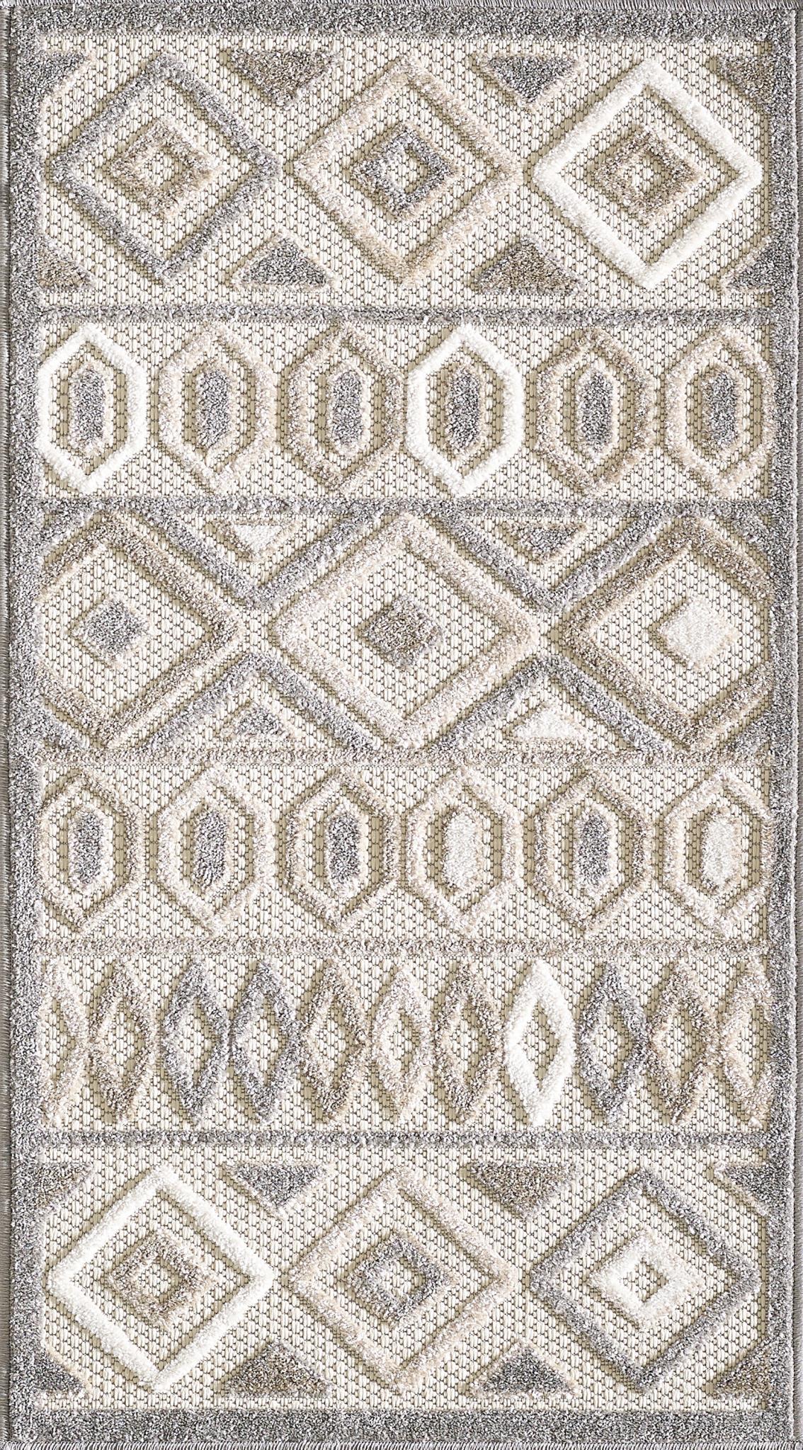 Kas Calla 6925 Grey Indoor/Outdoor Machine Woven Rug