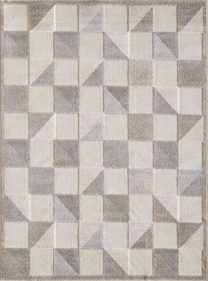 Kas Calla 6926 Grey Indoor/Outdoor Machine Woven Rug