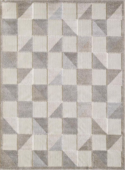 Kas Calla 6926 Grey Indoor/Outdoor Machine Woven Rug