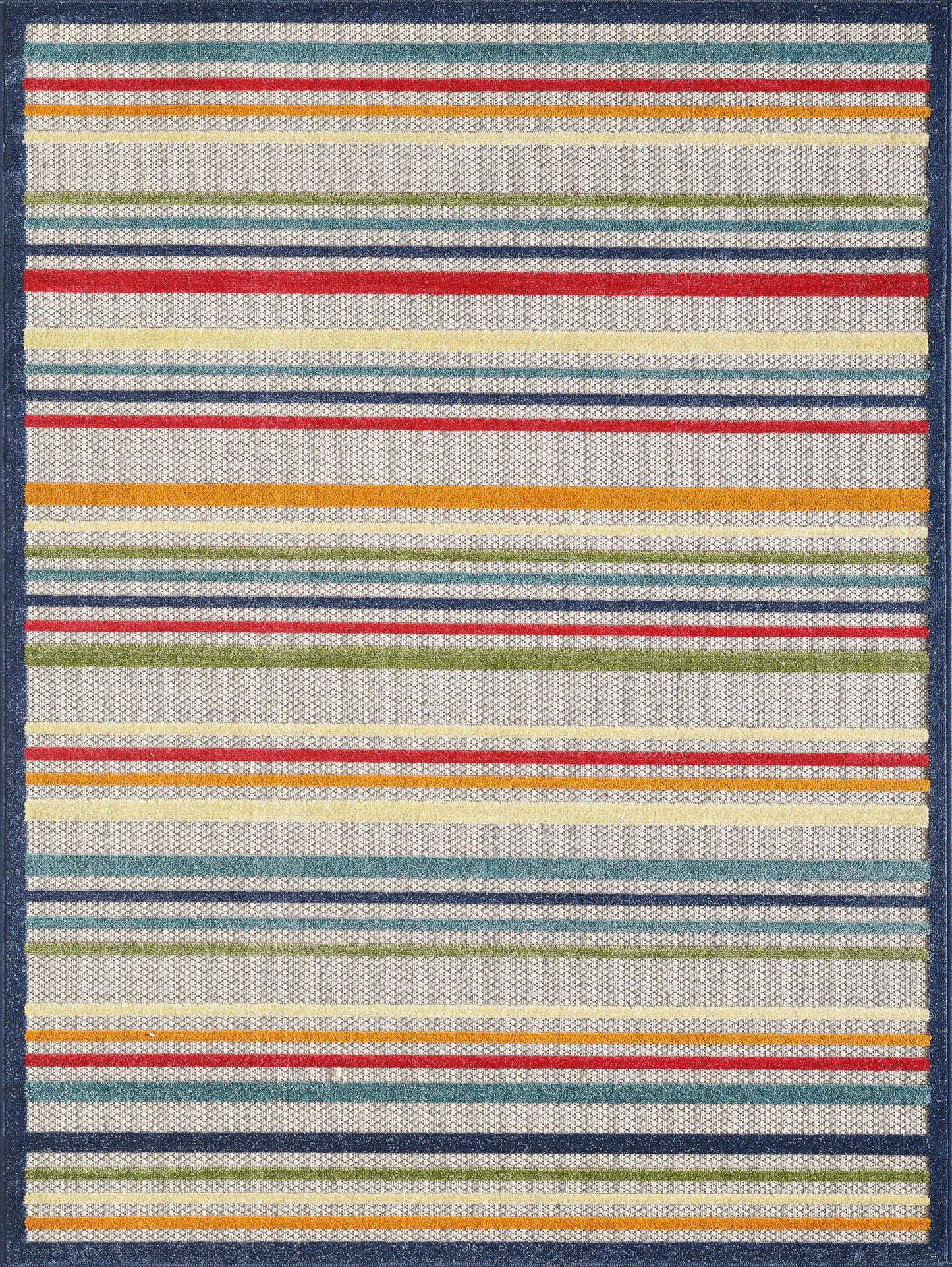 Kas Calla 6927 Ivory Multi Indoor/Outdoor Machine Woven Rug