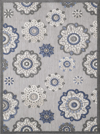 Kas Calla 6932 Grey Indoor/Outdoor Machine Woven Rug