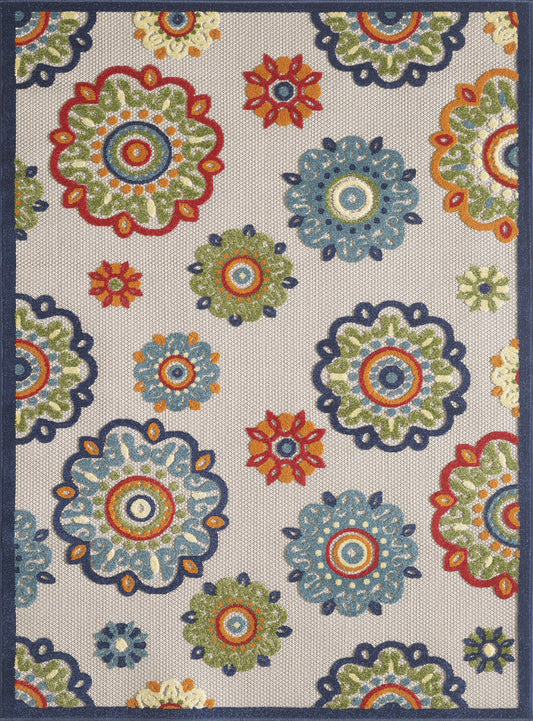 Kas Calla 6934 Ivory Indoor/Outdoor Machine Woven Rug