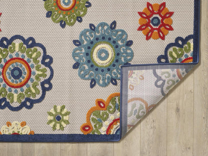 Kas Calla 6934 Ivory Indoor/Outdoor Machine Woven Rug