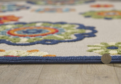 Kas Calla 6934 Ivory Indoor/Outdoor Machine Woven Rug