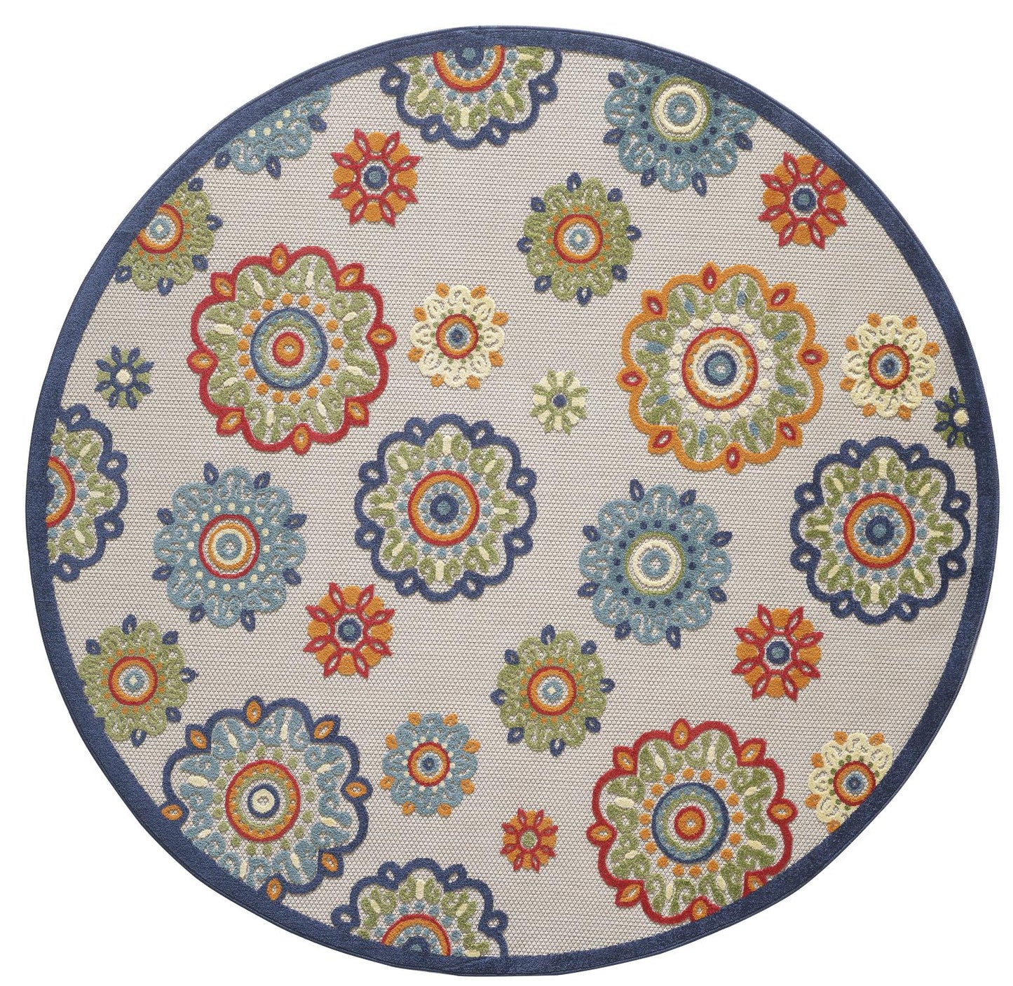 Kas Calla 6934 Ivory Indoor/Outdoor Machine Woven Rug