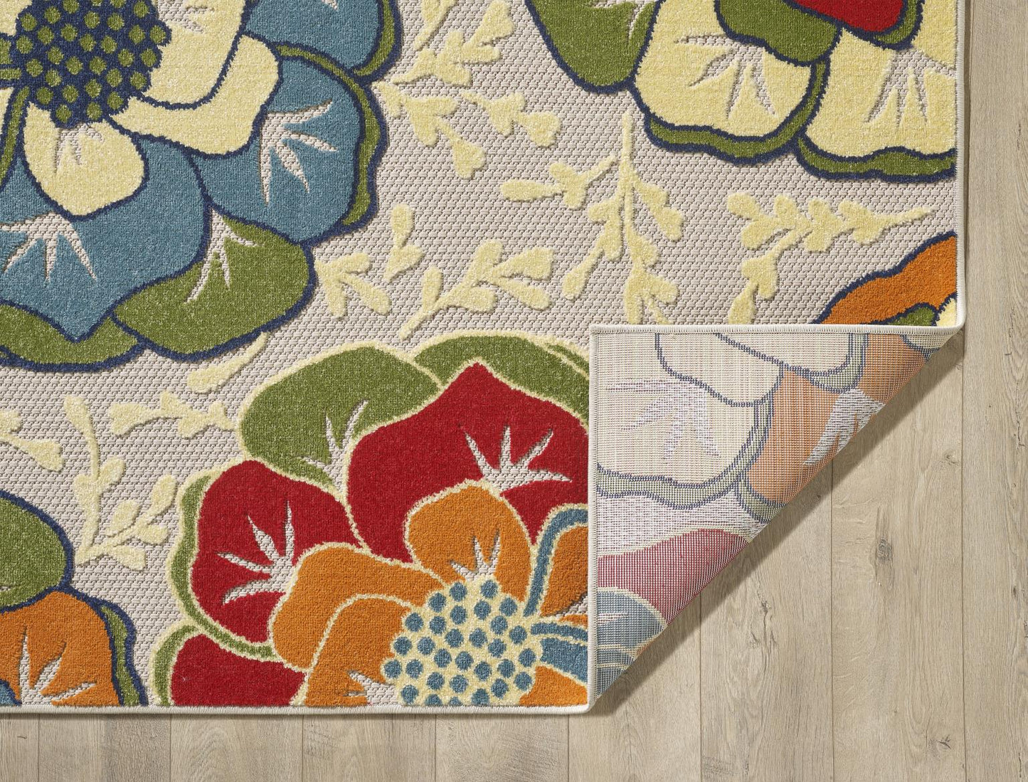 Kas Calla 6936 Ivory Indoor/Outdoor Machine Woven Rug