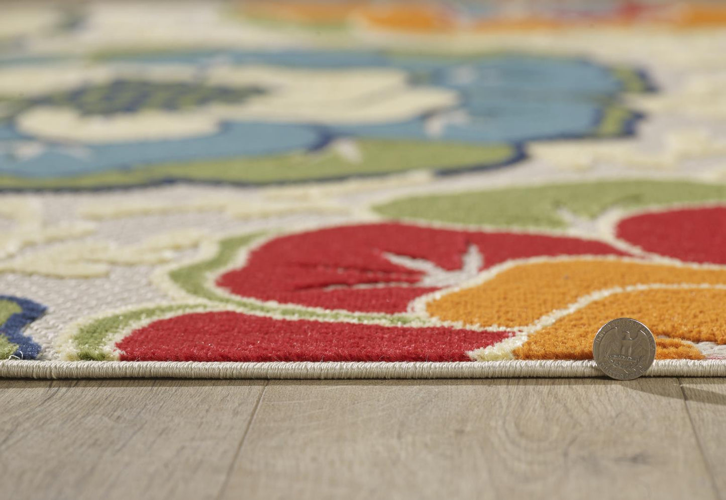 Kas Calla 6936 Ivory Indoor/Outdoor Machine Woven Rug