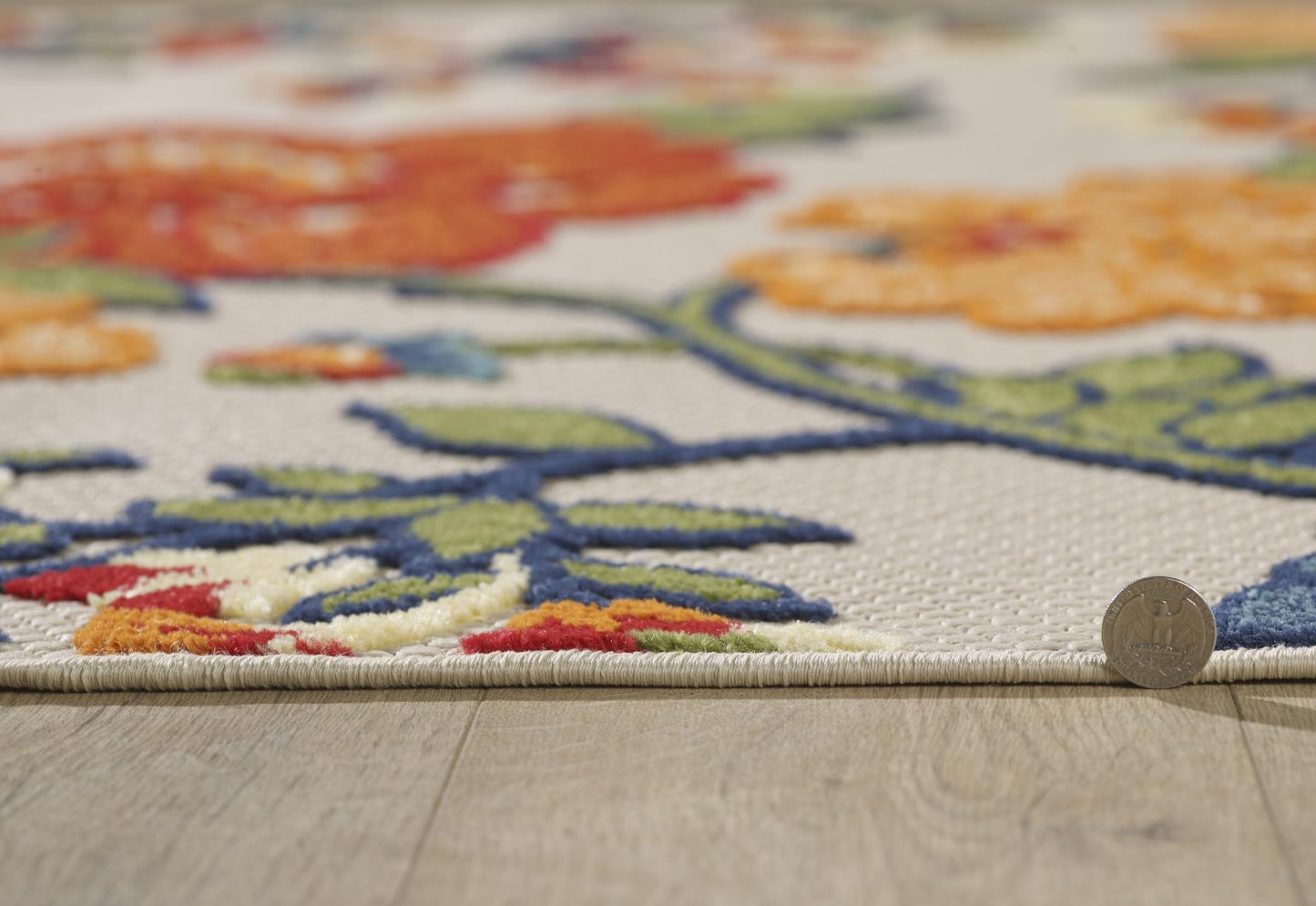 Kas Calla 6937 Ivory Indoor/Outdoor Machine Woven Rug