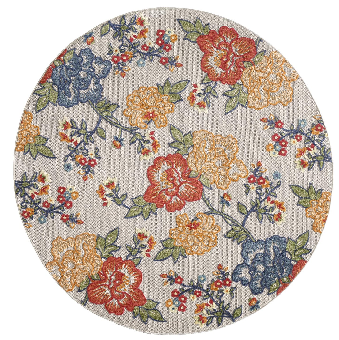 Kas Calla 6937 Ivory Indoor/Outdoor Machine Woven Rug