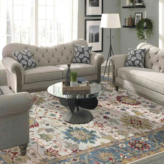 Cameron Collection Rugs with handspun New Zealand wool in Chobi and Oushak patterns, suitable for any space of your Home