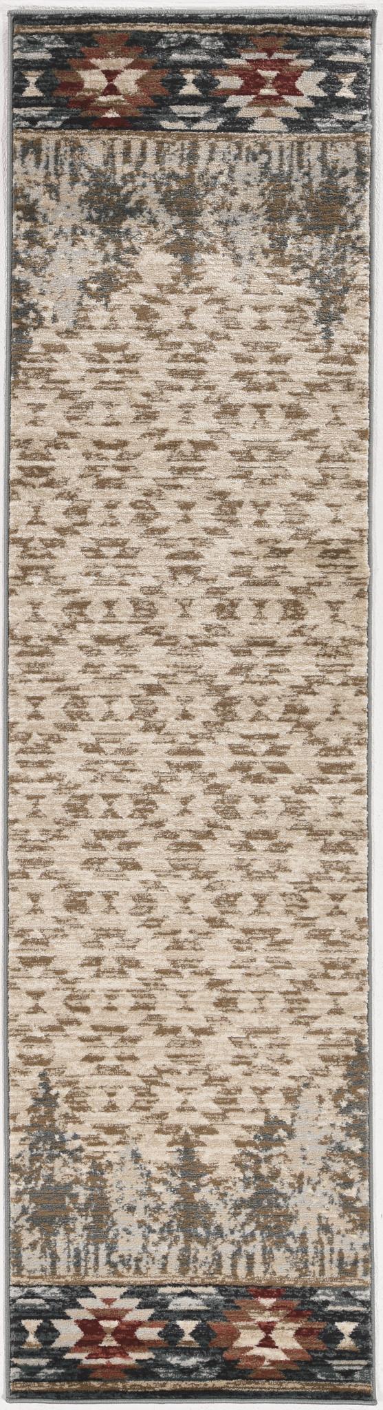 Kas Chester 5635 Ivory Rustic & Lodge Machine Woven Rug