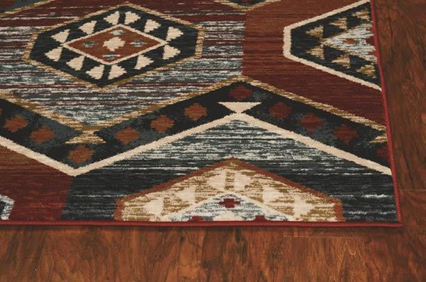 Kas Chester 5630 Red Rustic & Lodge Machine Woven Rug