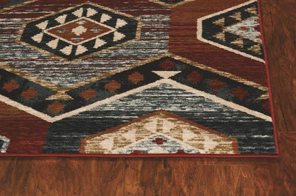 Kas Chester 5630 Red Rustic & Lodge Machine Woven Rug