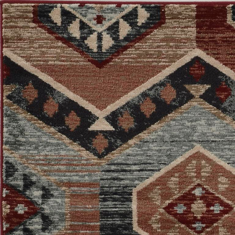 Kas Chester 5630 Red Rustic & Lodge Machine Woven Rug