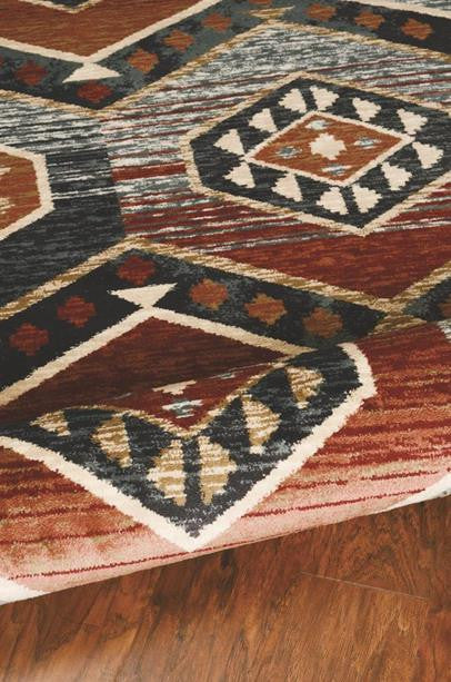 Kas Chester 5630 Red Rustic & Lodge Machine Woven Rug