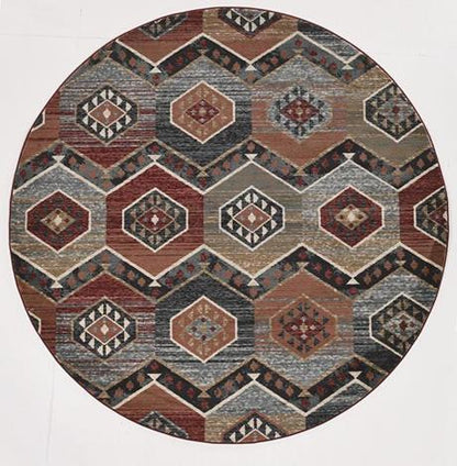 Kas Chester 5630 Red Rustic & Lodge Machine Woven Rug