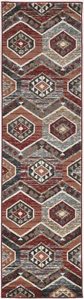 Kas Chester 5630 Red Rustic & Lodge Machine Woven Rug
