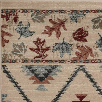 Kas Chester 5632 Ivory Rustic & Lodge Machine Woven Rug