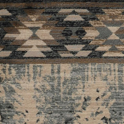 Kas Chester 5636 Slate Blue Rustic & Lodge Machine Woven Rug