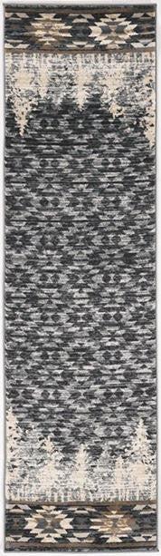 Kas Chester 5636 Slate Blue Rustic & Lodge Machine Woven Rug