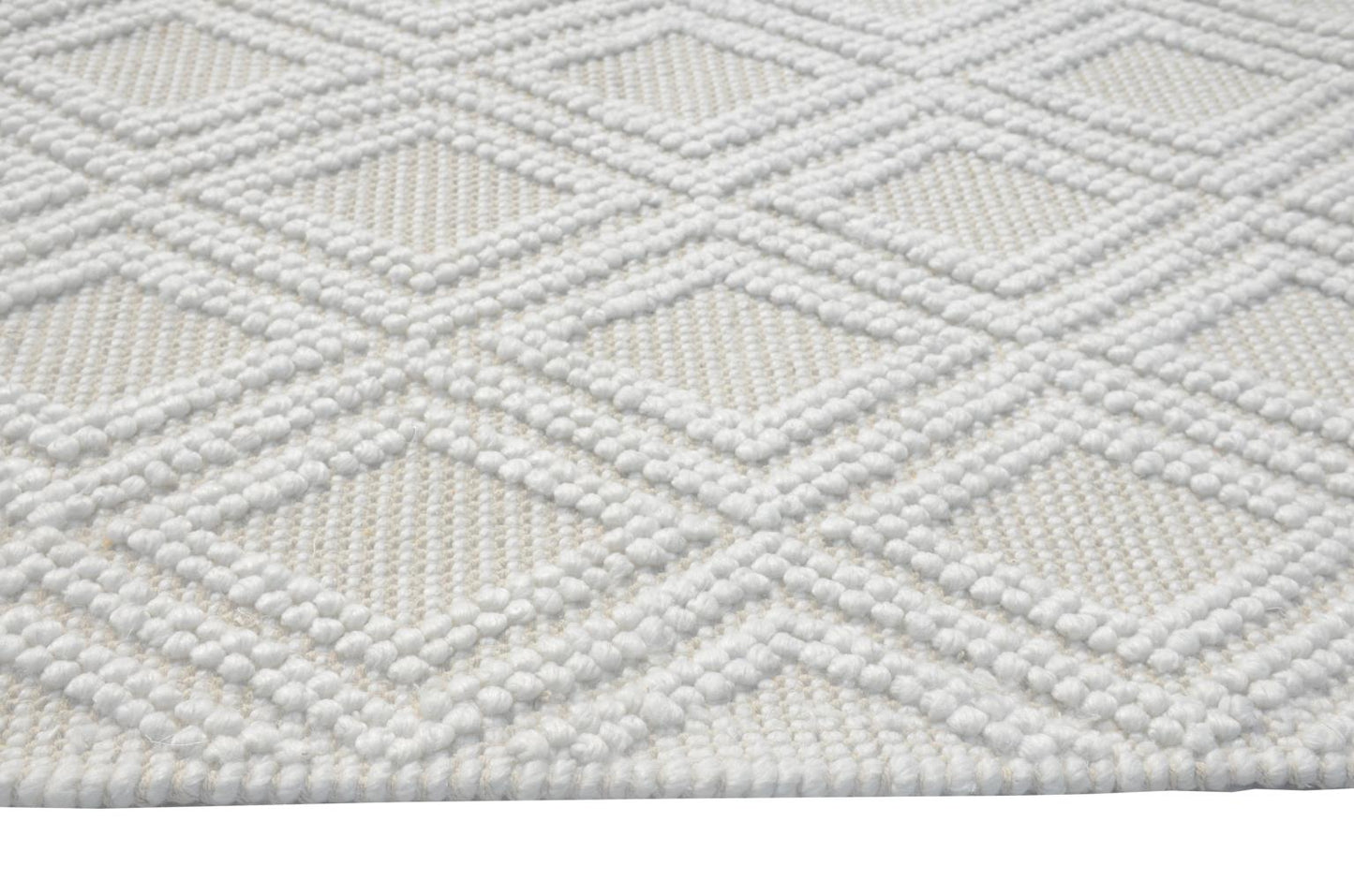 Kas Chloe 7720 Ivory Natural Casual Handwoven Rug