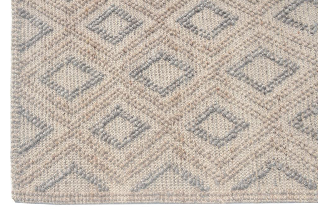 Kas Chloe 7722 Natural Grey Casual Handwoven Rug