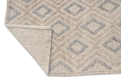 Kas Chloe 7722 Natural Grey Casual Handwoven Rug