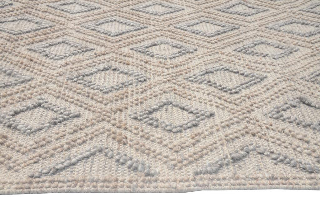 Kas Chloe 7722 Natural Grey Casual Handwoven Rug
