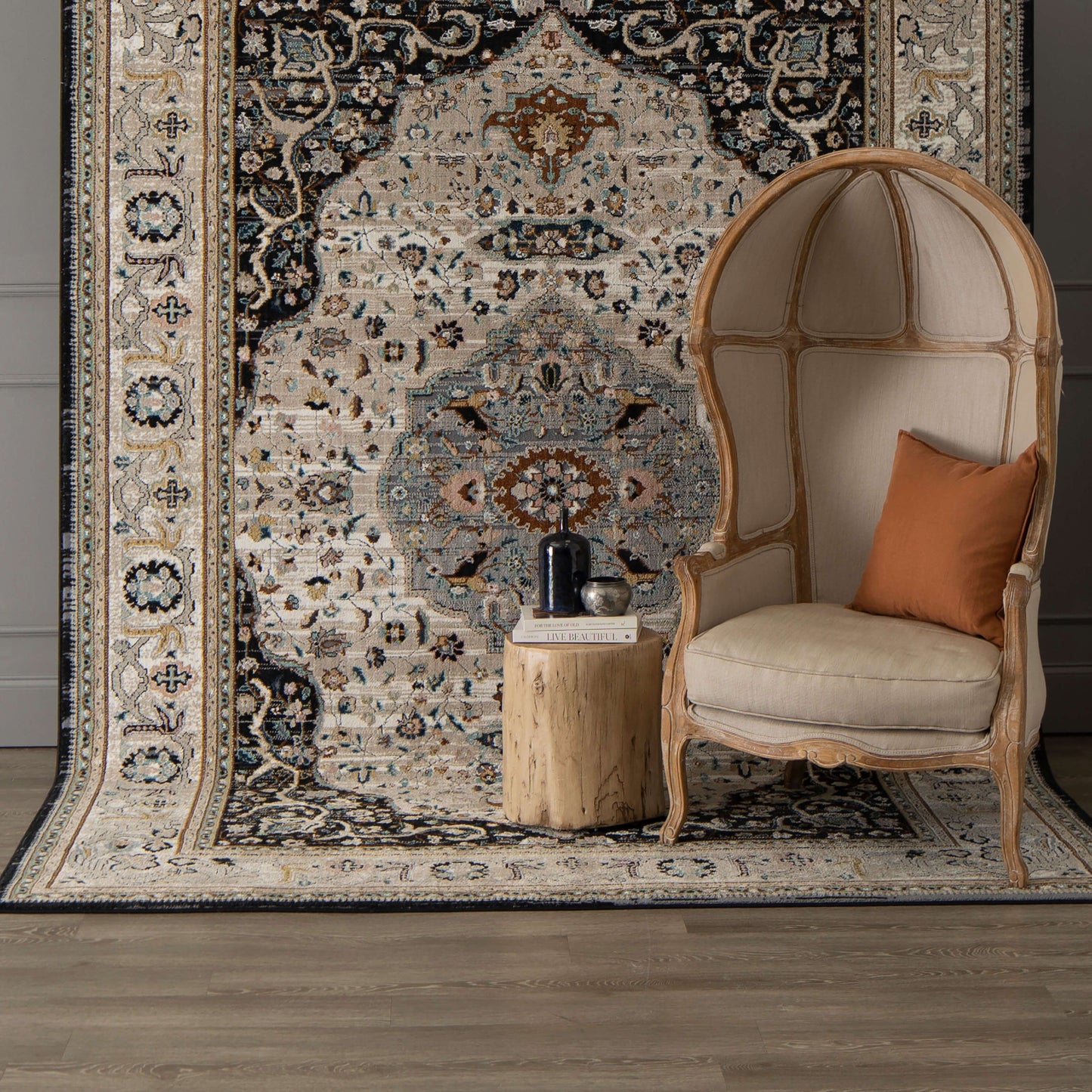 Karastan Zephyr  Black  Traditional