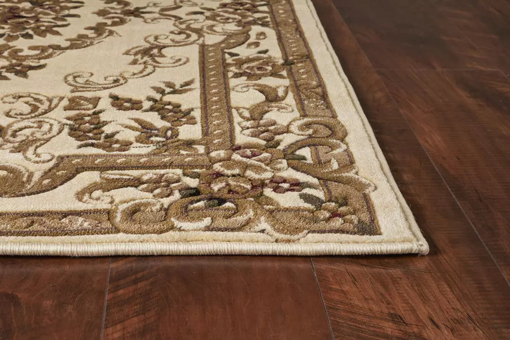 Kas Corinthian 5311 Ivory Traditional Machine Woven Rug
