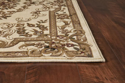 Kas Corinthian 5311 Ivory Traditional Machine Woven Rug