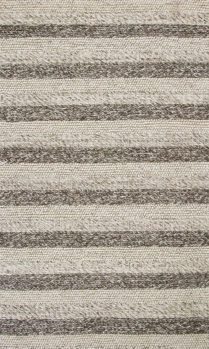 Kas Cortico 6158 Grey White Casual Handwoven Rug