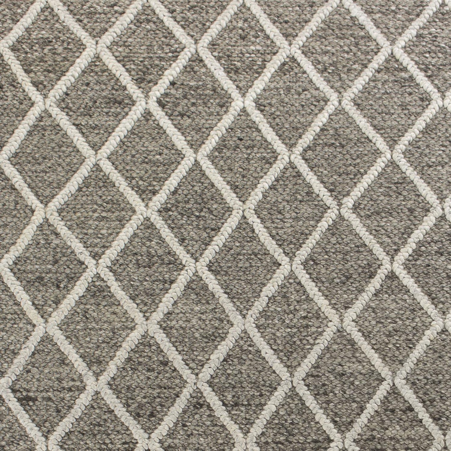Kas Cortico 6162 Dark Grey Casual Handwoven Rug