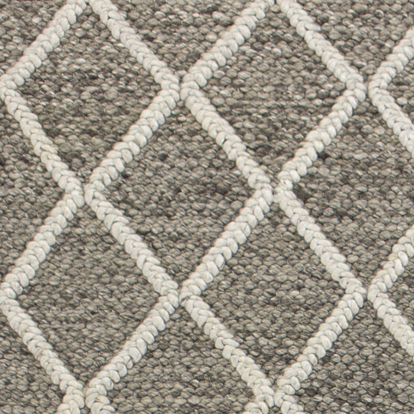 Kas Cortico 6162 Dark Grey Casual Handwoven Rug