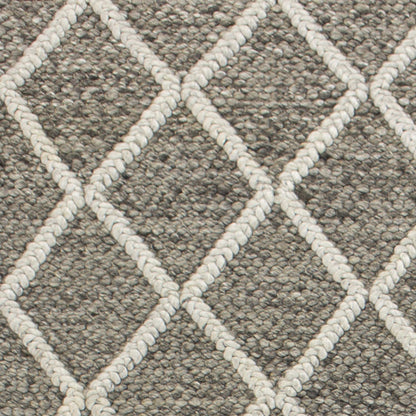Kas Cortico 6162 Dark Grey Casual Handwoven Rug