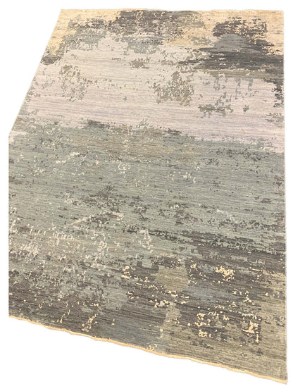 Artisan Adele Platinum Transitional Knotted Rug - Rugs - Artisan - Atlanta Designer Rugs