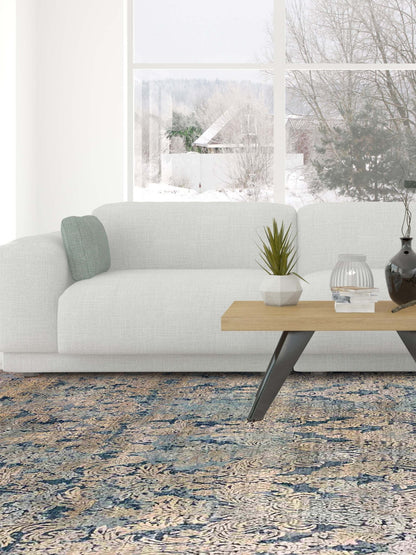 Artisan Reese White Ice Transitional Knotted Rug - Rugs - Artisan - Atlanta Designer Rugs