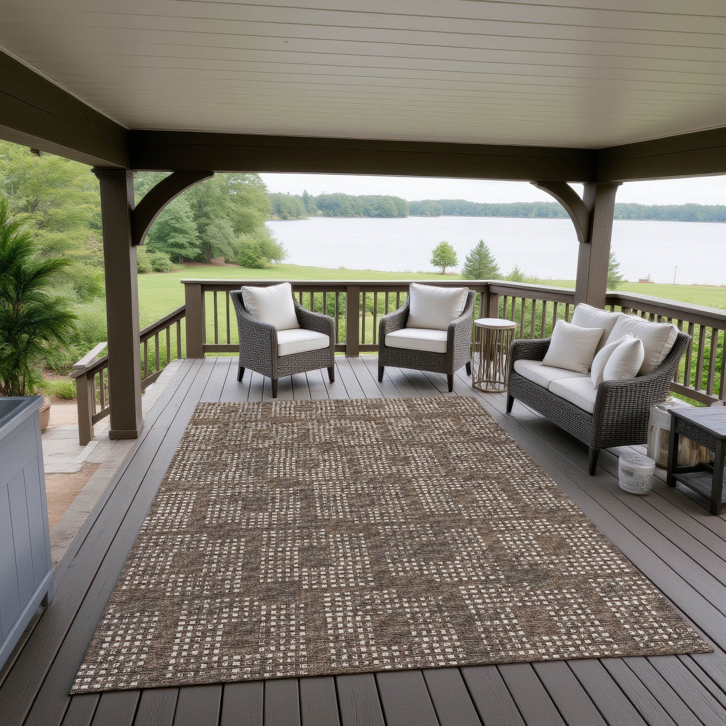 Dalyn Rugs Delano  Chocolate  Transitional