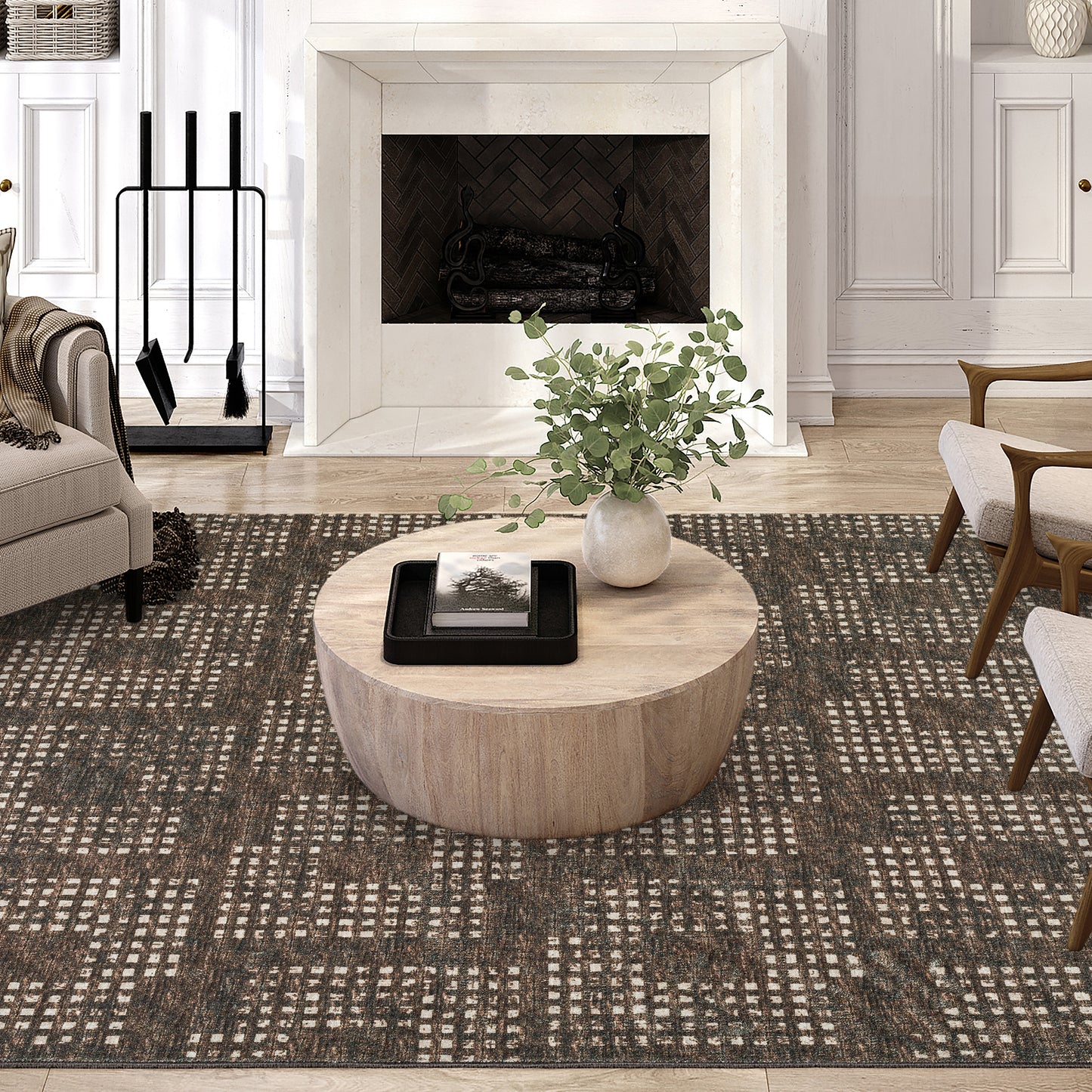 Dalyn Rugs Delano  Chocolate  Transitional