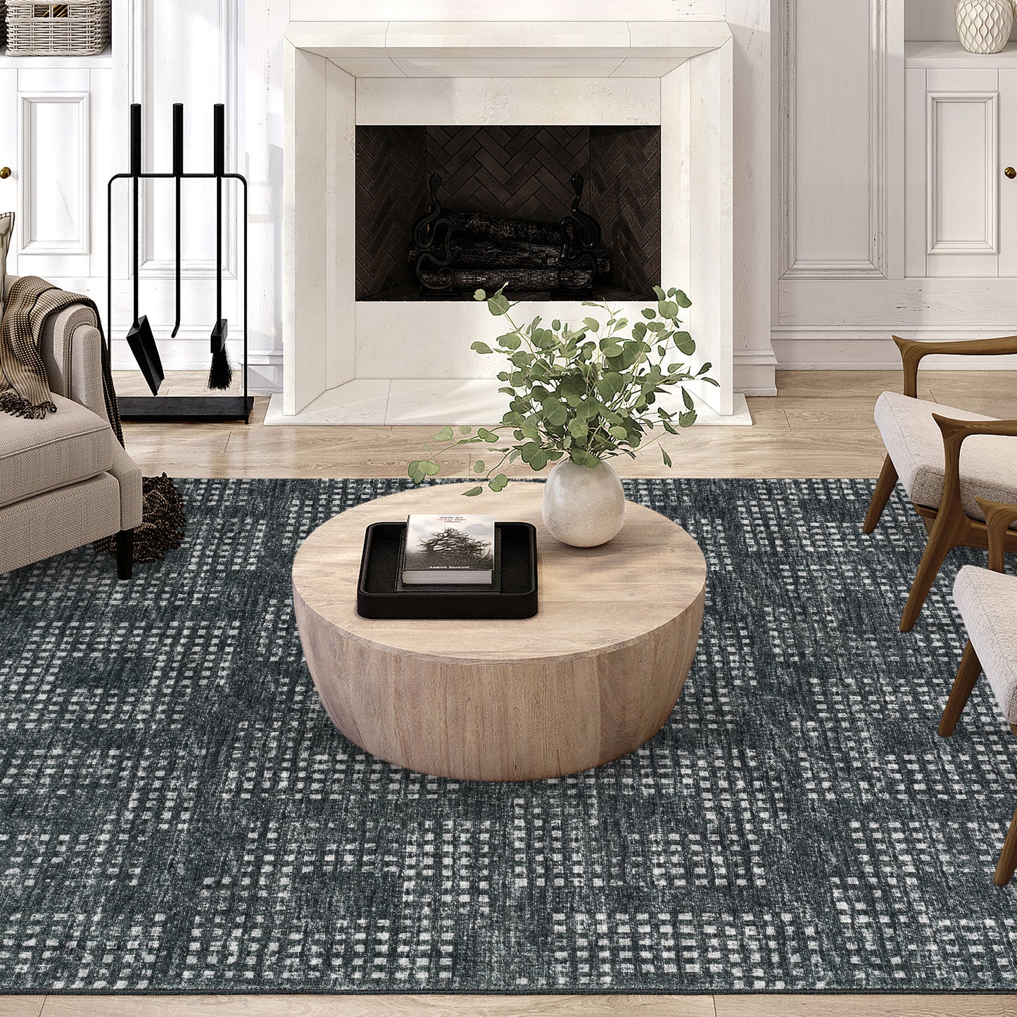 Dalyn Rugs Delano  Midnight  Transitional
