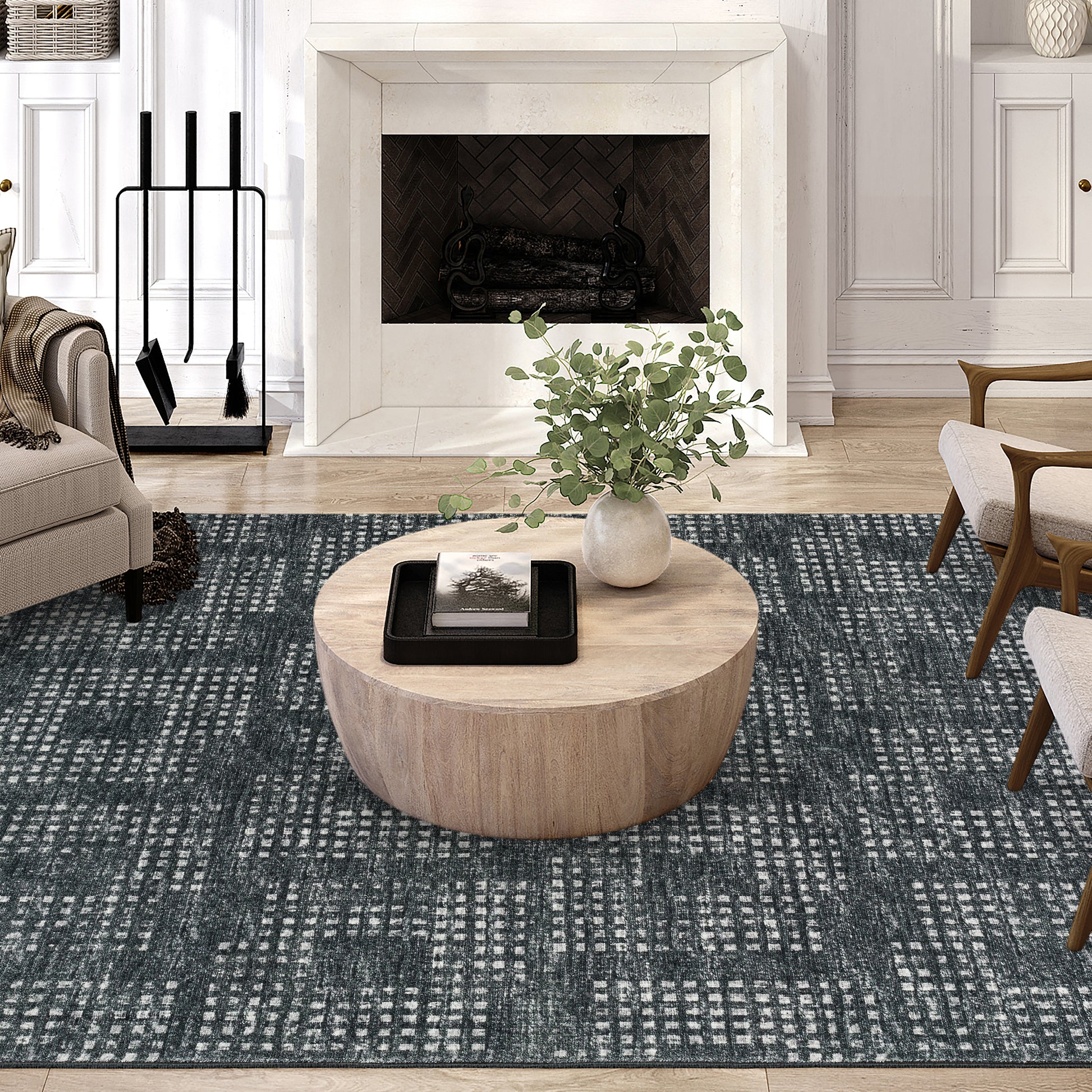 Dalyn Rugs Delano  Midnight  Transitional