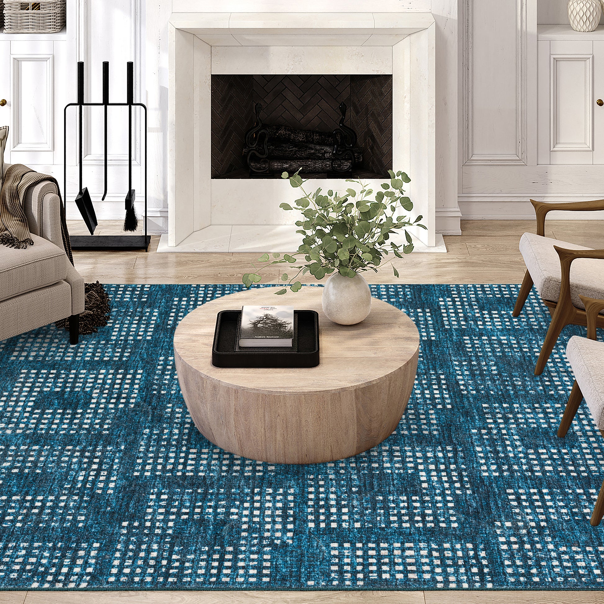 Dalyn Rugs Delano  Navy  Transitional