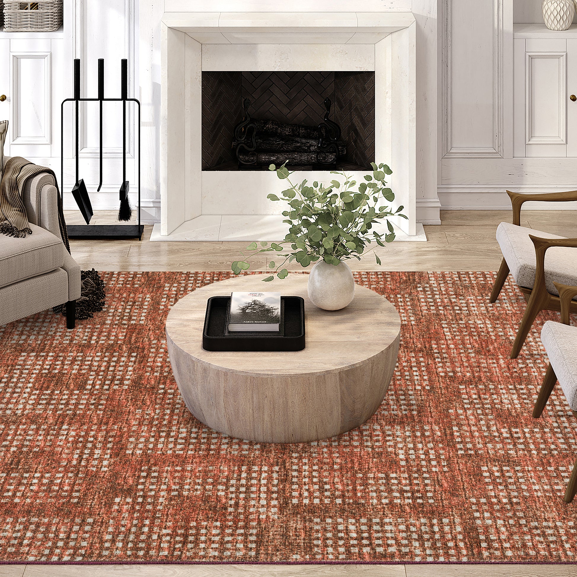 Dalyn Rugs Delano  Paprika  Transitional