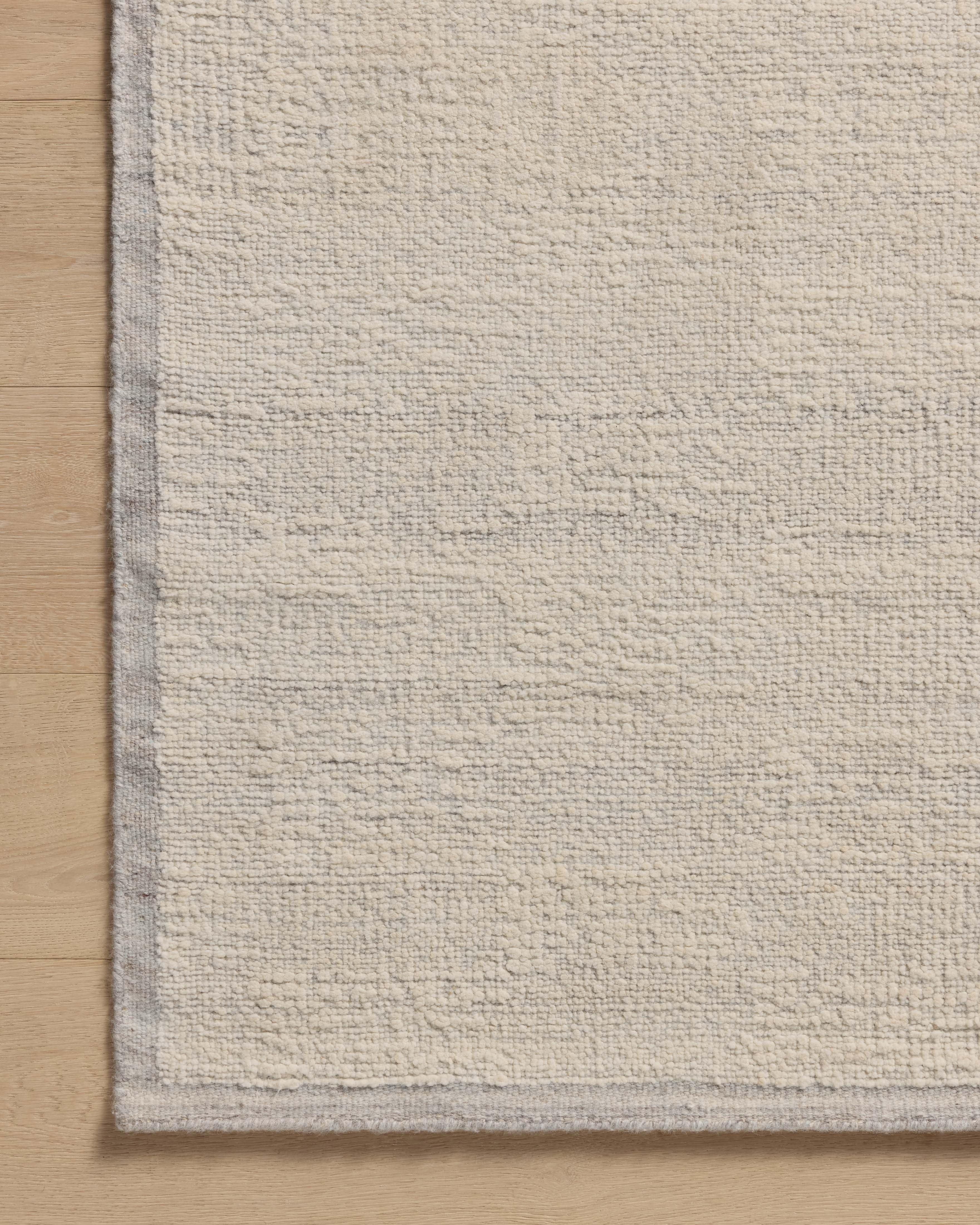 Amber Lewis x Loloi Dakota DAK-01 Mist Ivory Contemporary Hand